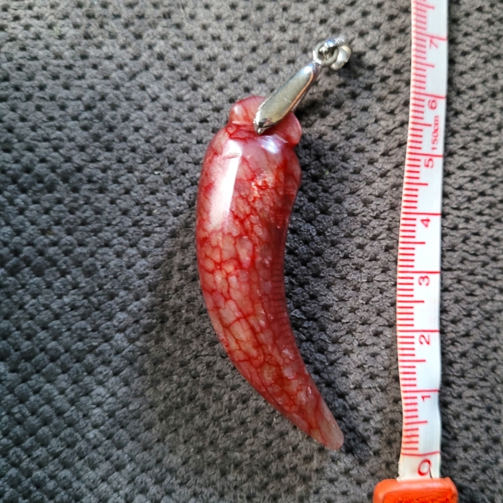⭐18k GP Red Stone Pendant⭐